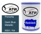 Preview: Porsche, Dark Blue Metallic, M5X / N4: 500ml Lackdose, von ATW Autoteile West.